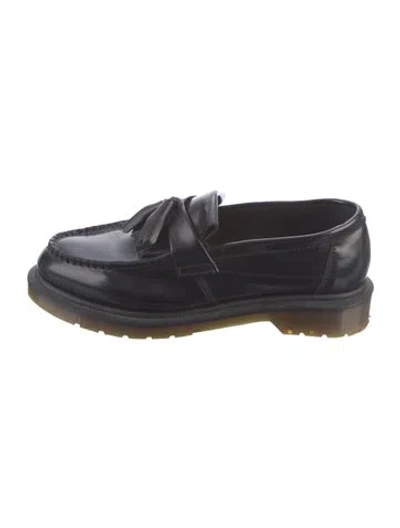 Pre-owned Dr. Martens Leather Tassel Accents Loafers In Black