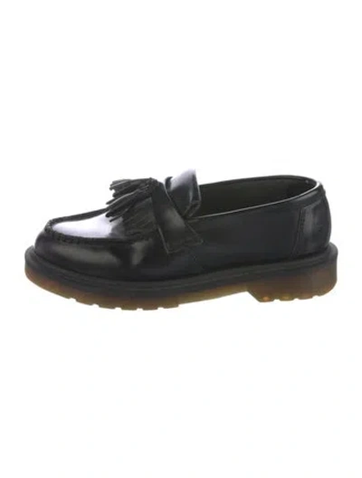 Pre-owned Dr. Martens Leather Tassel Accents Loafers In Black
