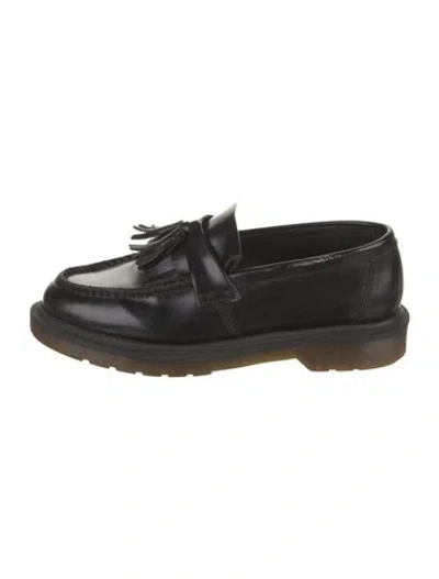 Pre-owned Dr. Martens Leather Tassel Accents Loafers In Black