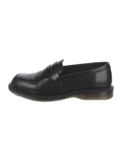 Pre-owned Dr. Martens Leather Tassel Accents Loafers In Black