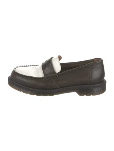 Pre-owned Dr. Martens Leather Tassel Accents Loafers In Black