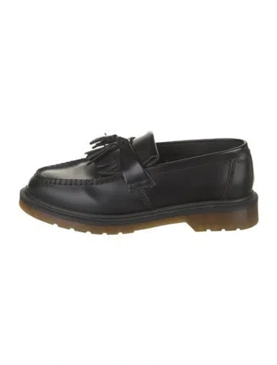 Pre-owned Dr. Martens Leather Tassel Accents Loafers In Black