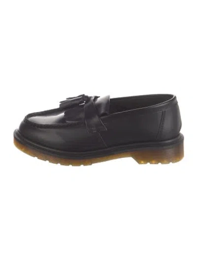 Pre-owned Dr. Martens Leather Tassel Accents Loafers In Black