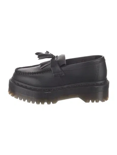 Pre-owned Dr. Martens Leather Tassel Accents Loafers In Black