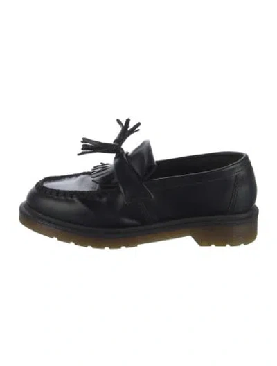 Pre-owned Dr. Martens Leather Tassel Accents Loafers In Black