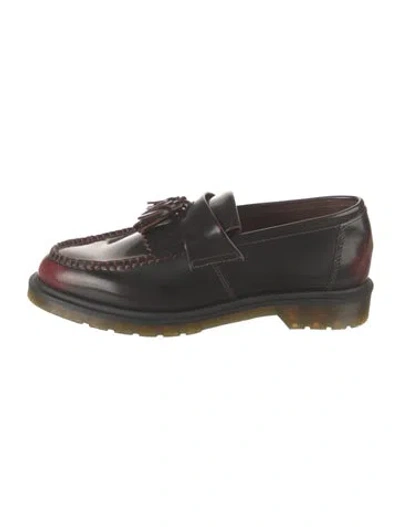 Pre-owned Dr. Martens Leather Tassel Accents Loafers In Black