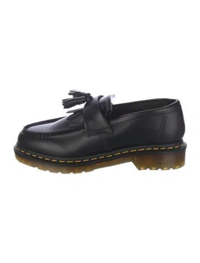 Pre-owned Dr. Martens Leather Tassel Accents Loafers In Black