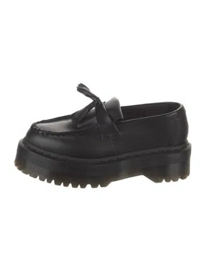 Pre-owned Dr. Martens Leather Tassel Accents Loafers In Black