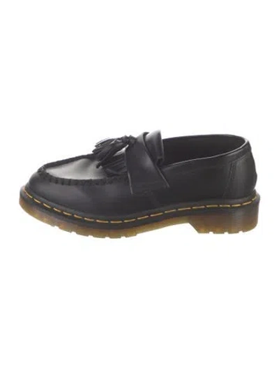 Pre-owned Dr. Martens Leather Tassel Accents Loafers In Black/neutrals