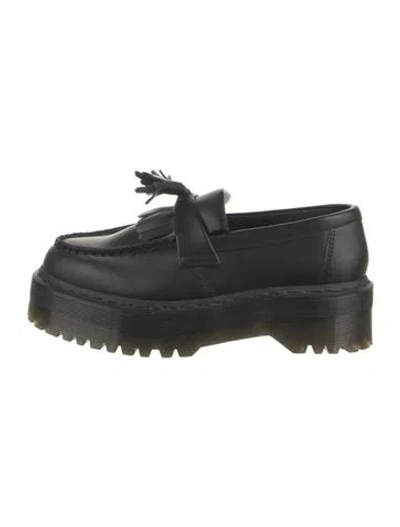 Pre-owned Dr. Martens Leather Tassel Accents Loafers In Black/neutrals