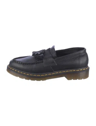 Pre-owned Dr. Martens Leather Tassel Accents Loafers In Blue