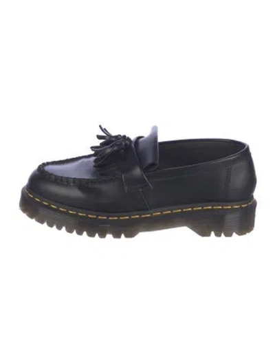 Pre-owned Dr. Martens Leather Tassel Accents Loafers In Blue