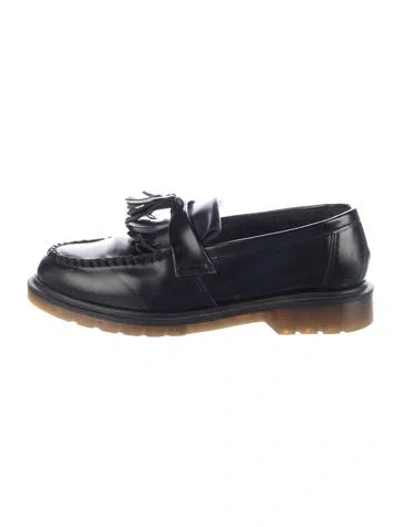 Pre-owned Dr. Martens Leather Tassel Accents Loafers In Blue