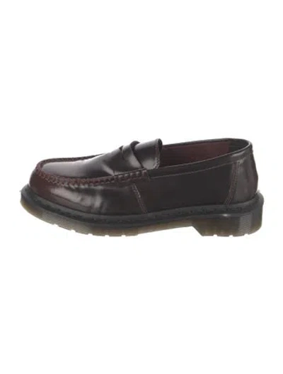 Pre-owned Dr. Martens Leather Tassel Accents Loafers In Brown