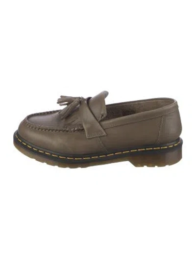 Pre-owned Dr. Martens Leather Tassel Accents Loafers In Brown