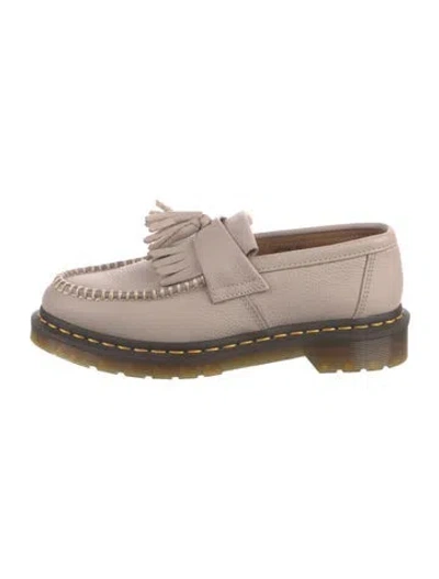 Pre-owned Dr. Martens Leather Tassel Accents Loafers In Neutral