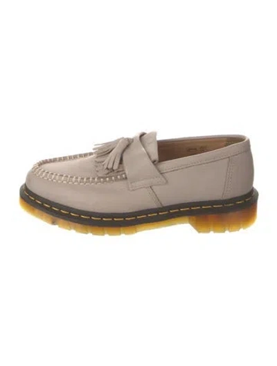 Pre-owned Dr. Martens Leather Tassel Accents Loafers In Neutral