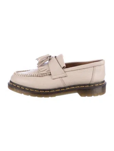 Pre-owned Dr. Martens Leather Tassel Accents Loafers In Neutrals