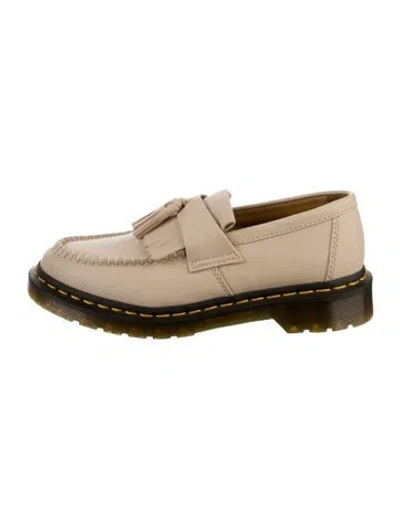 Pre-owned Dr. Martens Leather Tassel Accents Loafers W/ Tags In Neutral