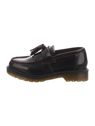 Pre-owned Dr. Martens Leather Tassel Accents Mules In Black