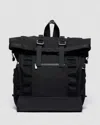 Dr. Martens Leather Tech Roll Top Backpack
