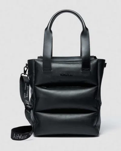 Dr. Martens Leather Tote Bag In Black
