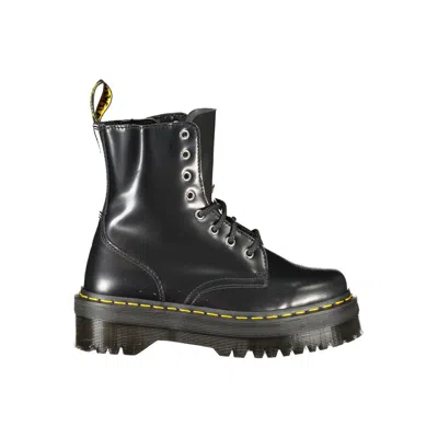 Dr. Martens Leather Unisex Ankle Women's Boot In Black