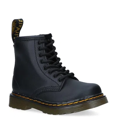 Dr. Martens' Kids' Leather Vintage 1460 Boots In Black