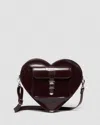 Dr. Martens' Vegan Heart Shaped Backpack In Rot
