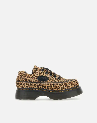 DR. MARTENS' DR. MARTENS LEOPARD PRINT LACE UP SHOES