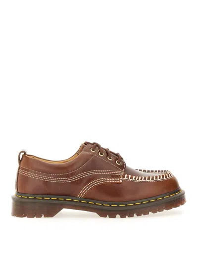 Dr. Martens Herren Lowell Leder Moc Toe Schuhe In Brown