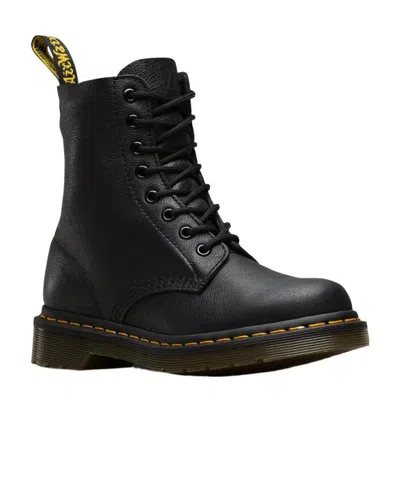 Dr. Martens' Logo And Ankle Boots In Black