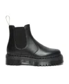 Dr. Martens' Logo Boots In Black