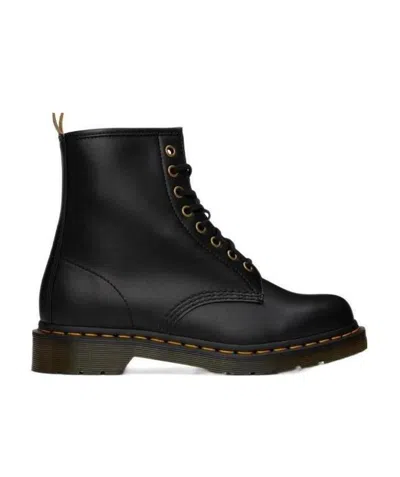 Dr. Martens Logo Lace And Ankle Boots In Black