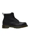 Dr. Martens Logo-laced Short Boots In Black