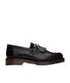 Dr. Martens' Black Adrian Snaffle Loafers In Black