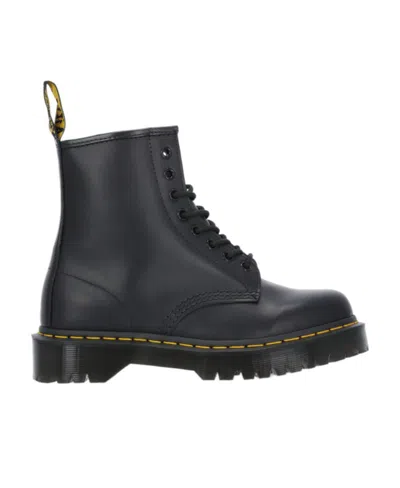Dr. Martens Logo Short Boots In Black