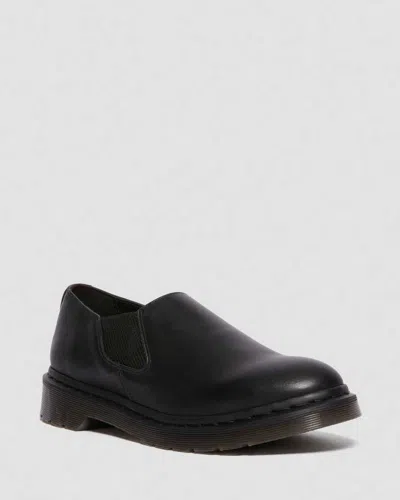 Dr. Martens Louis Analine Leather  Shoes In Black