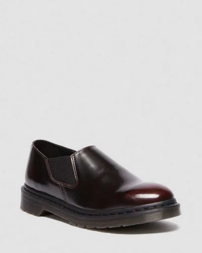 Dr. Martens' Louis Arcadia Leather Slip-on Shoes In Red