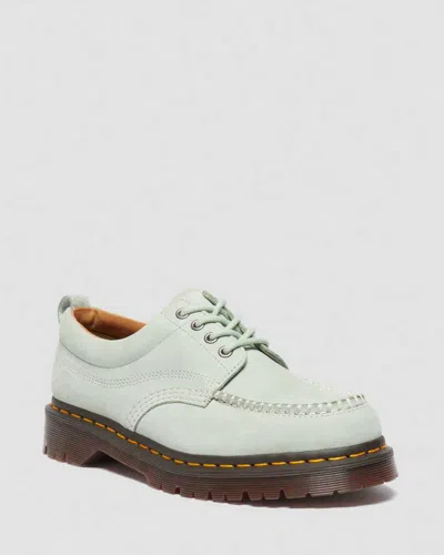 Dr. Martens' Lowell Buttersoft Leather Moc Toe Shoes In Green