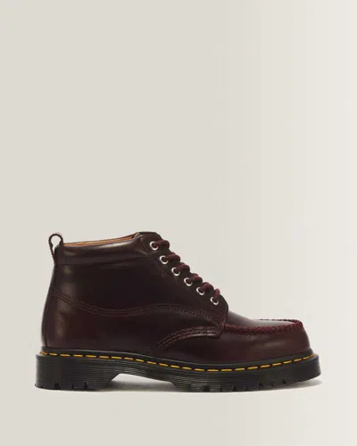 Dr. Martens Lowell Chukka 6 Eye Mayhem Leather Moc Toe Boots In Brown