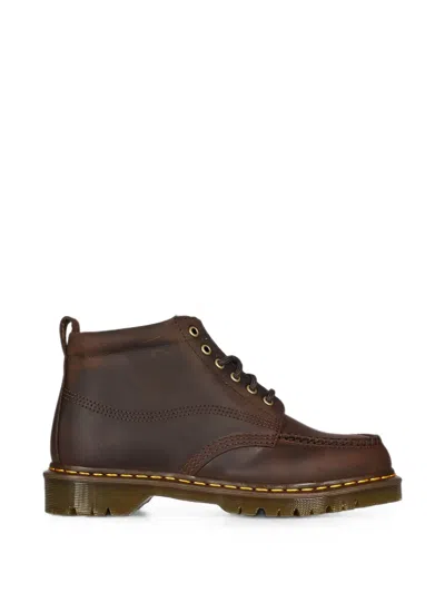 Dr. Martens Lowell Chukka Moc-toe Lace-up Boots In Brown