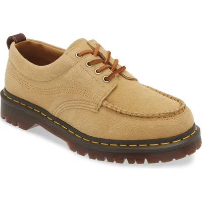 Dr. Martens' Dr. Martens Lowell Derby In Tan Hairy Suede Butterscotch