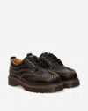 Dr. Martens Moccasin-style Lowell Shoes With Contrast Stitching In Black