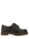 Dr. Martens Lowell Contrast-seam Derby Shoes Men In Brown