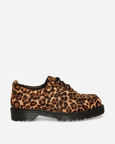 DR. MARTENS LOWELL MOC TOE SHOES LEOPARD