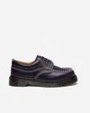 Dr. Martens Navy Lowell Derbys In Purple