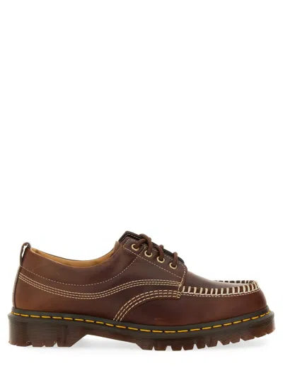 Dr. Martens Herren Lowell Leder Moc Toe Schuhe In Brown