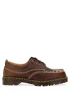 Dr. Martens' Herren Lowell Leder Moc Toe Schuhe In Brown