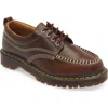 Dr. Martens' Brown Lowell Leather Moc Toe Derbys In Butterscotch Orleans